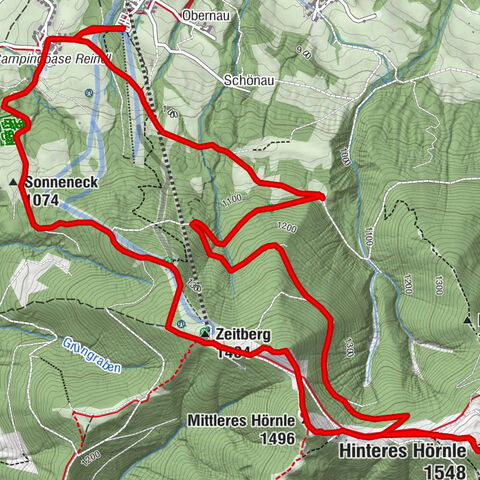 Mountain route - Hörnle round