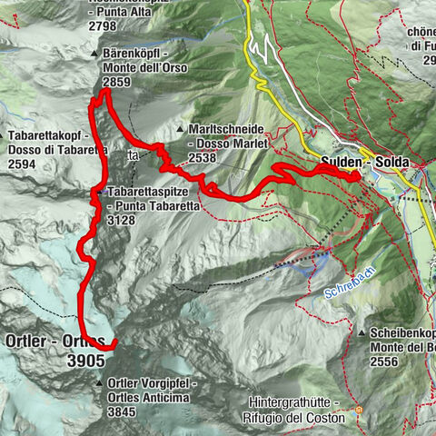 Goldtoni - Wandern - Ortler