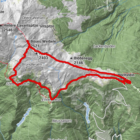 Böses Weibele - Pustertaler Höhenweg