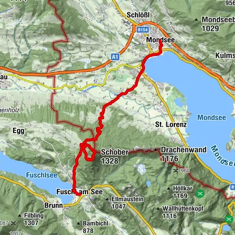 4 Mountains 3 Lakes - 4th stage (Mondsee - Fuschl am See)