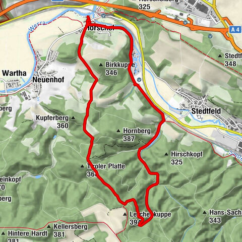 Circular hike - From the Rennsteig start via the "Stedtfeld Mining Educational Trail" near Eisenach - Thuringian Forest