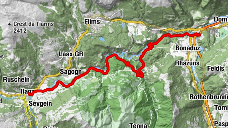 Rhine Gorge/Ruinaulta: Trans Ruinaulta 656