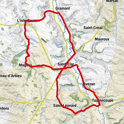 Entre Arratz et Auroue en coteaux de Lomagne