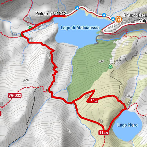 USSEGLIO Lake Nero from Lake Malciaussia