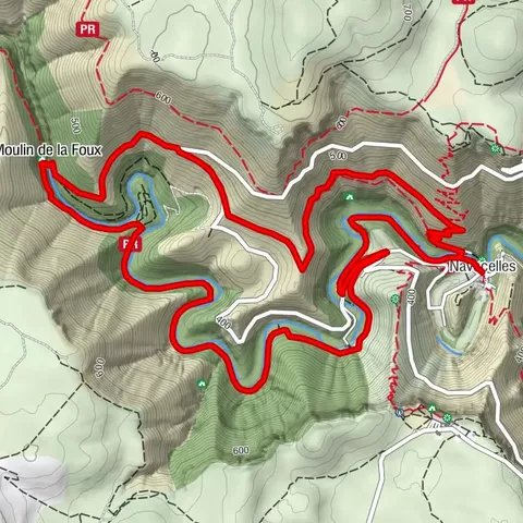 CIRQUE DE NAVACELLES AND MOULINS DE LA FOUX HIKING TRAILS