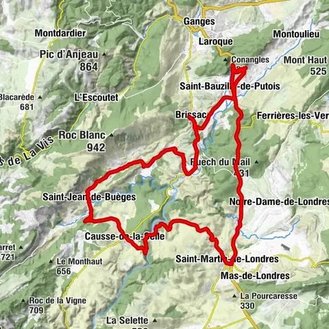 WINE ROUTE AROUND THE GORGES DE L'HERAULT
