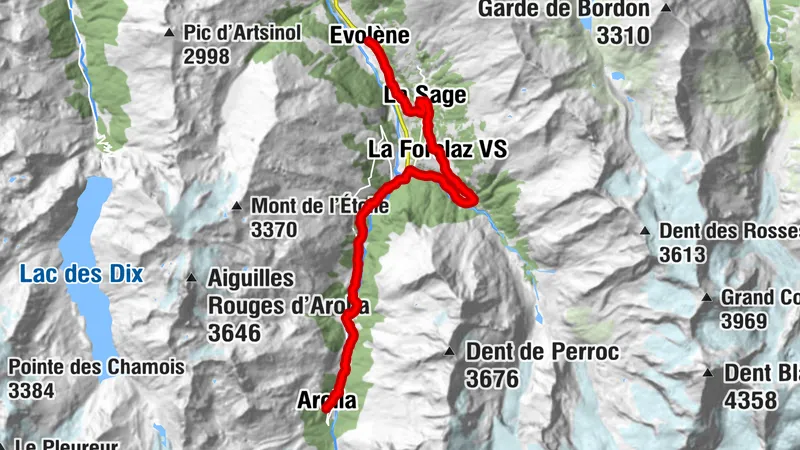Tour du Val d’Hérens: Arolla – Evolène (Stage 3)