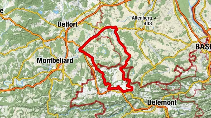 BR645 Entre Alsace et Jura