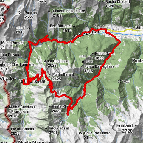 BOBBIO PELLICE Upslowtour - Ring 2 of the refuges