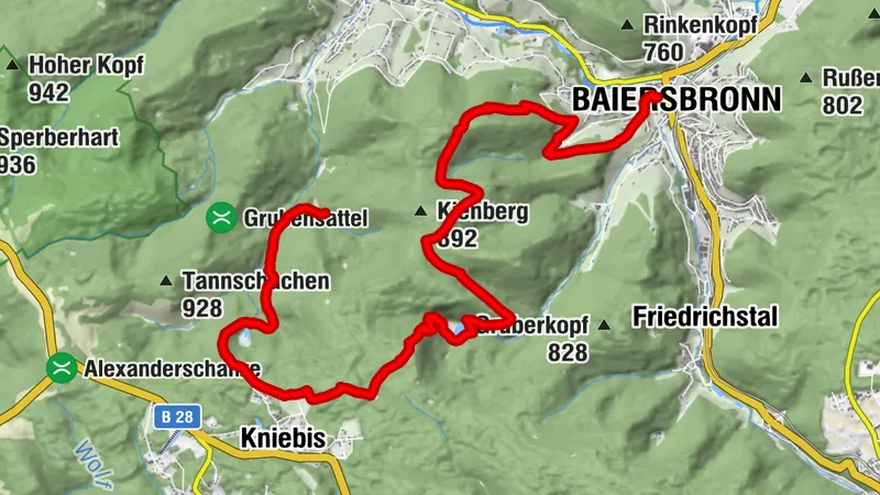 Trekking Rosenplatz Baiersbronn – Sankenbachsee – Camp Gutellbach
