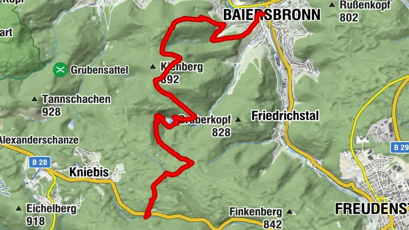 Trekking Rosenplatz Baiersbronn - Camp Kniebis