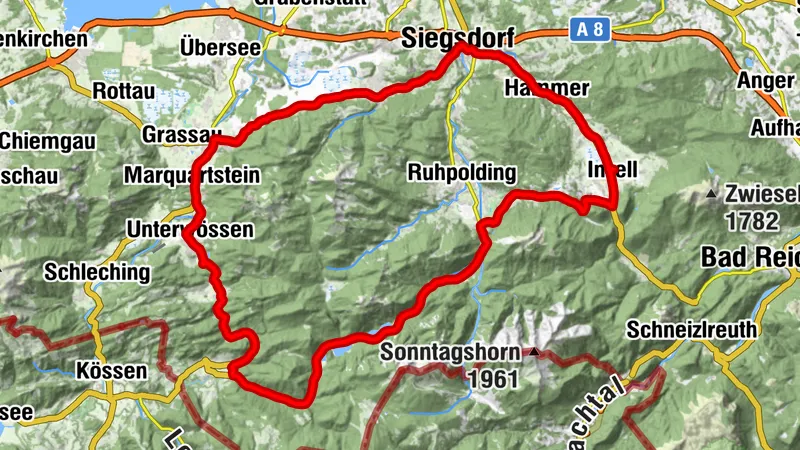 Rennrad Inzell Chiemgauer Alpen