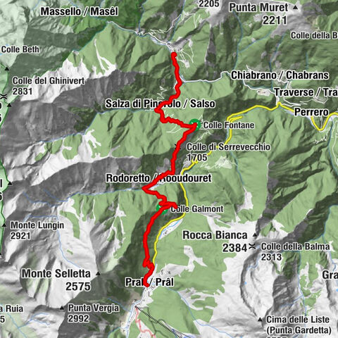 The Fort Roads - stage 11 from Massello to Prali