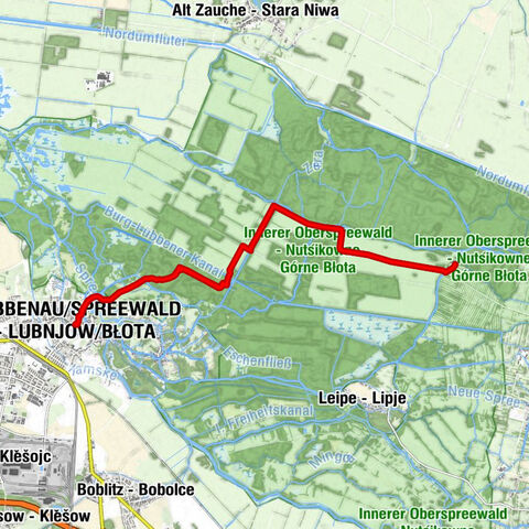 Lübbenau-Wotschafka-Pohlenzschänke und wieder zurück