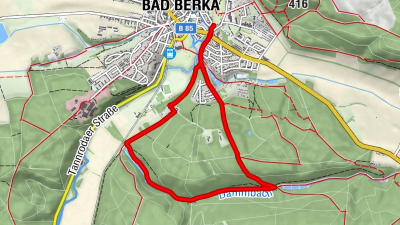 Dammbachsgrund Route