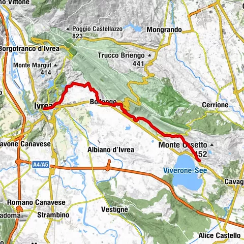 Via Francigena for all | Ivrea- Viverone section