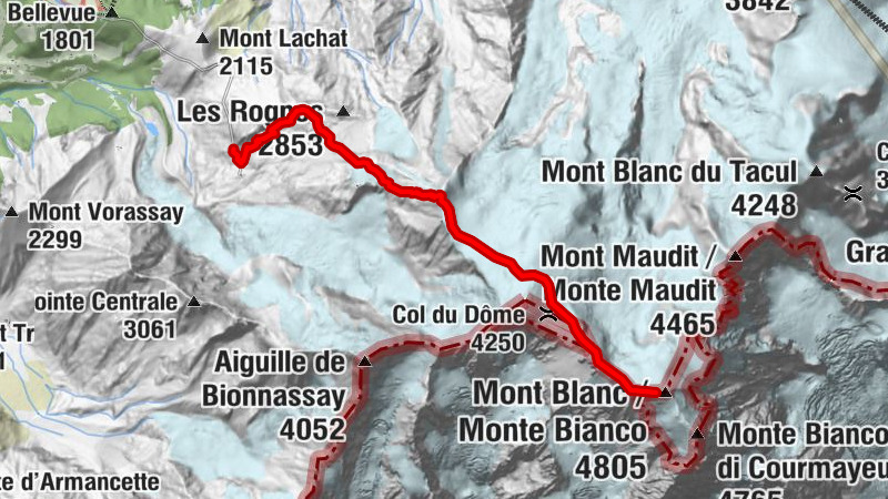 Beklimming Mont Blanc