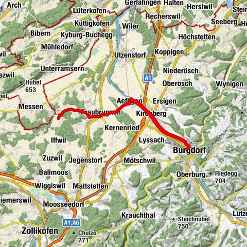 An der Emme entlang