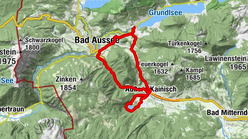 Vom Grundlsee zum Ödensee