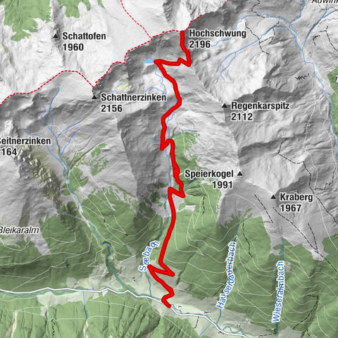 Hochschwung vom Bretsteingraben