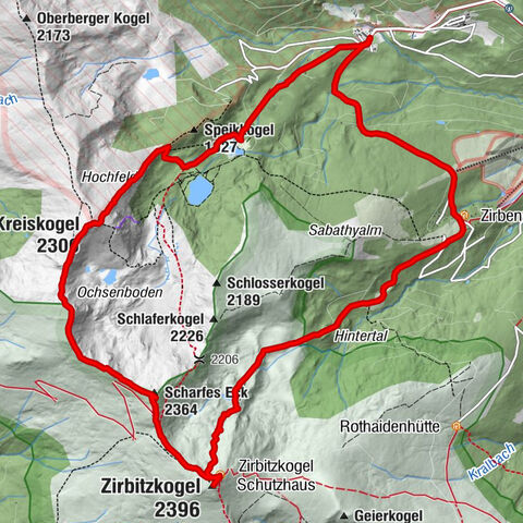 Drei Gipfel Tour: Kreiskogel-Scharfes Eck-Zirbitzkogel