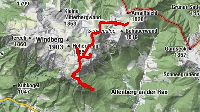 Mit dem E-Bike auf die Schneealm