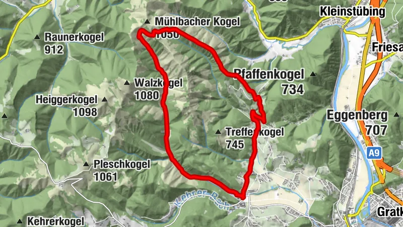 Mühlbacher Hütte Rundwanderung über den Kaschlsteig