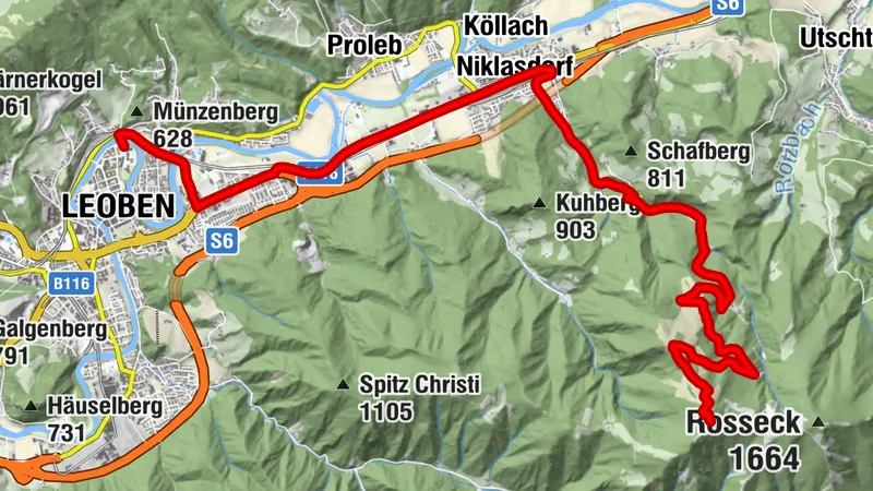 Mugel MTB Strecke