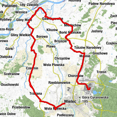 Pod Elektrownią Połaniecką Wola Zdakowska Ostrówek Gliny Małe Sadkowa Góra