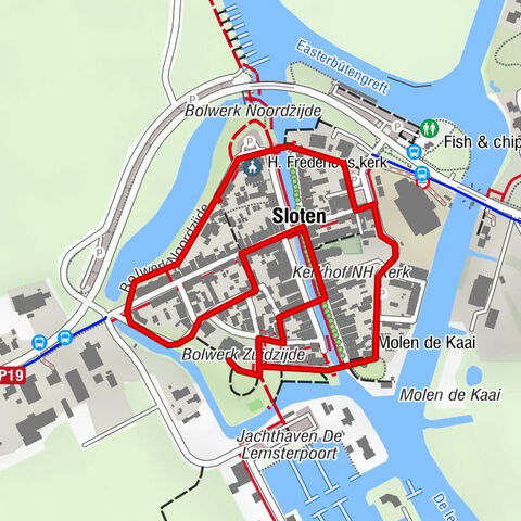 11fountains hiking route: Sloten