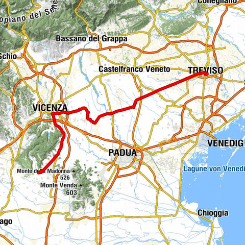 2024-06-13 2024-06-14 Treviso da Sossano Vicenza Camposampiero