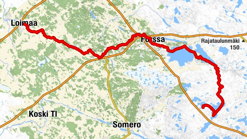 Loimijoki paddling route