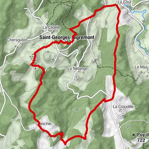 Circuit de randonnée  : Autour du Nigremont