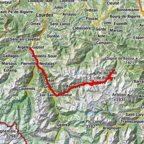 K 11. Etappe Gripp-Argeles, Okzitanien/Frankreich
