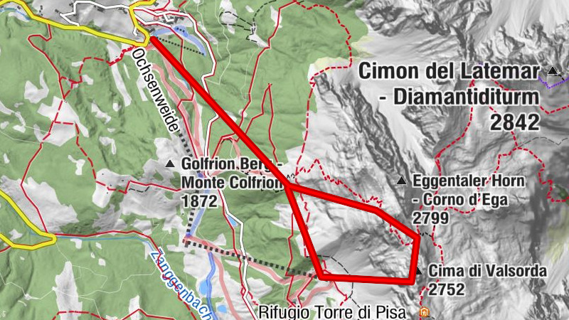 Wanderung zur Latemarhütte
