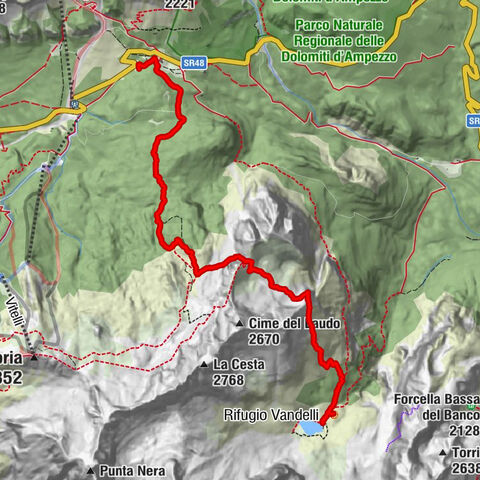 Passo Tre Croci - Lago di Sorapiss