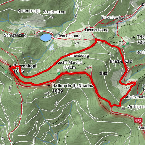 Walk Farm-Auberge Bruckenwald "On the old border"