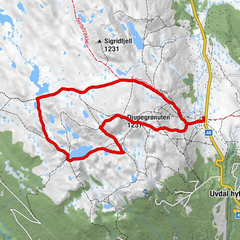 Nore og Uvdal - Djupegrønuten