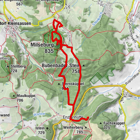 Milseburgstube - Milseburg - Rhön-Hotel Grabenhöfchen - Enzianhütte
