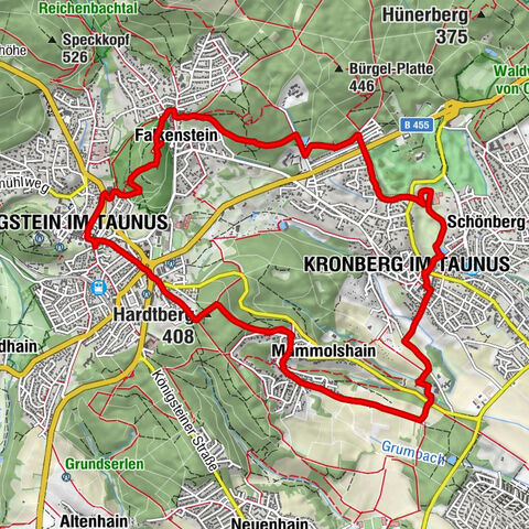 Königstein im Taunus - Christkönig - Martin-Luther Kirche - Hardtberg