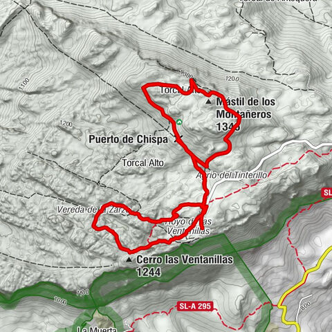 Antequera - Mástil de los Montañeros - Puerto de Chispa - Cerro las Ventanillas