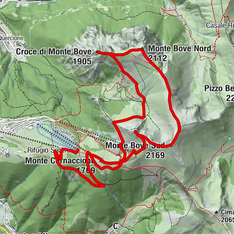 Rifugio Saliere - Monte Bove Sud - Monte Bove Nord - Croce di Monte Bove