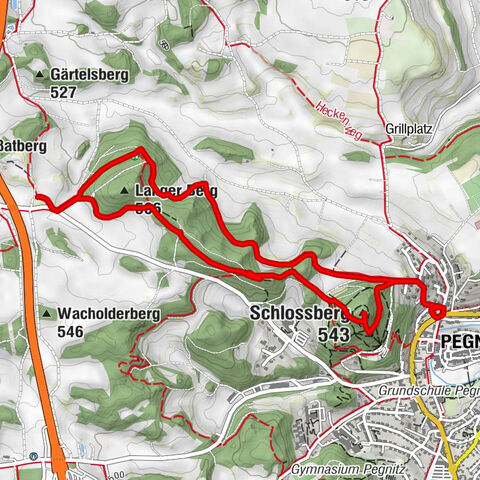 Pegnitz - Langer Berg - Schlossberg