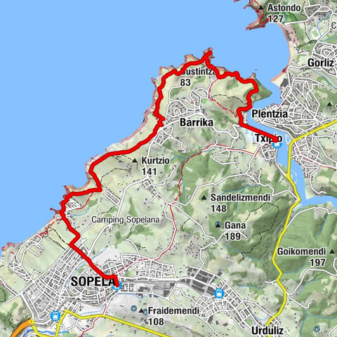 Sopela - Bustintza - Gaztelu - Txipio