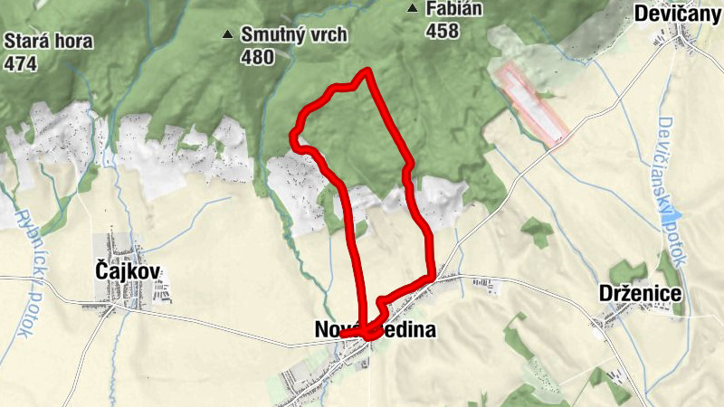 Nová Dedina - Šándorky - Gondovo