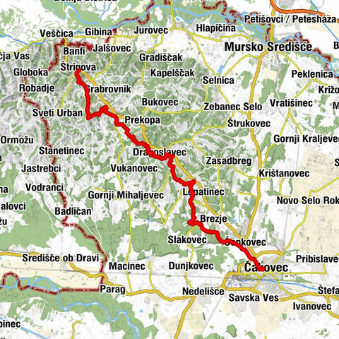 Čakovec - Vukanovec - Slamek - Orijent