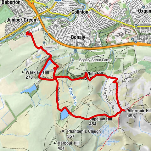 City of Edinburgh - Torduff Hill - Capelaw Hill - Allermuir Hill