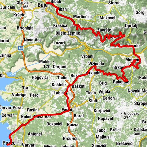 Parenzana Buije-Porec