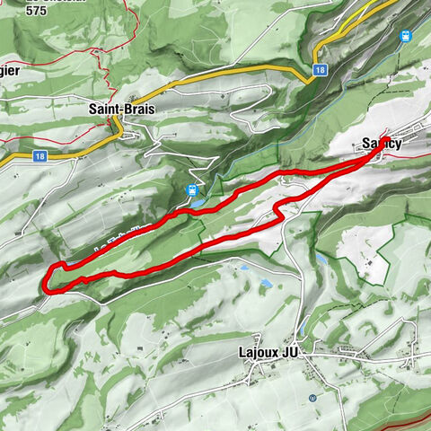 Saulcy zum Tabeillon Rundwanderung