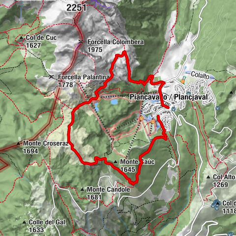 Loop along the Gerometta Path and Col Cornier